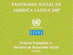 Panorama Social De America Latina 2007 - Com Cd
