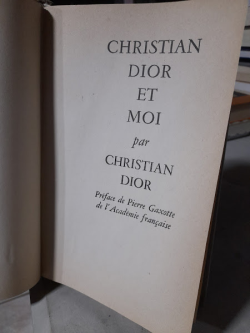 Christian Dior Et Moi Par Christian Dior