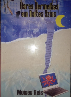 Flores Vermelhas Em Noites Azuis
