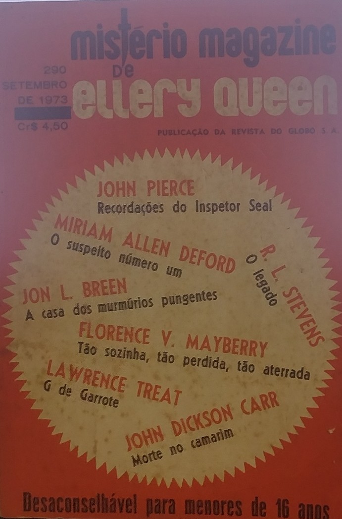 Mistério Magazine de Ellery Queen N. 290
