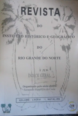 Revista Do Instituto Historico E Geografico Do Rio Grande Do Norte - Volume Lxxxvi - 1994