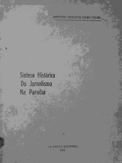 Sintese Historica Do Jornalismo Na Paraiba