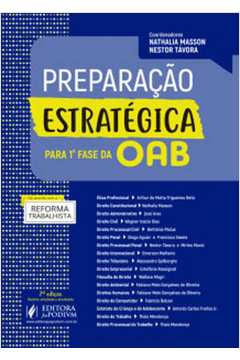 Preparacao Estrategica Para A 1ª Fase Da Oab