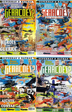 Superman & Batman – Geracoes 2 – Uma Saga Imaginaria – 4 Volumes