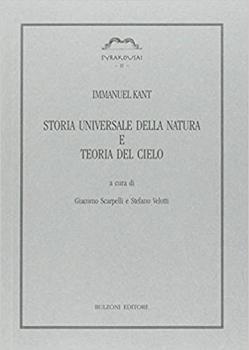 storia universale della natura e teoria del cielo