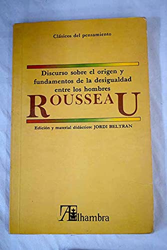 Discurso sobre el origen y fundamentos de la desigualdad entre los hombres