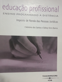 Educacao Profissional Ensino Programado A Distancia - Imposto De Renda Das Pessoas Juridicas