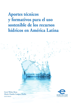 Aportes Tecnicos Y Formativos Para El Uso Sostenible De Los Recursos Hidricos En America Latina