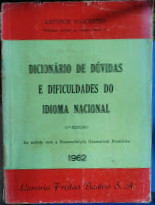 Dicionario De Duvidas E Dificuldades Do Idioma Nacional