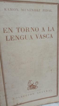 En Torno A La Lengua Vasca