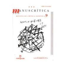 Manuscritica Nº 09 (revista De Critica Genetica)