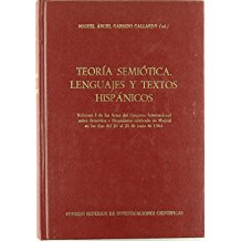 Teoria Semiotica - Lenguajes Y Textos Hispanicos
