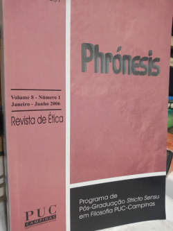 Phronesis - V.08 N°1 Janeiro-junho 2006