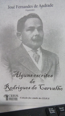Alguns Escritos De Rodrigues De Carvalho
