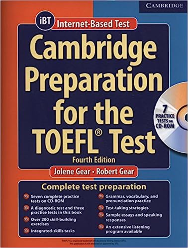 Cambridge Preparation for the TOEFL Test - inclui cd