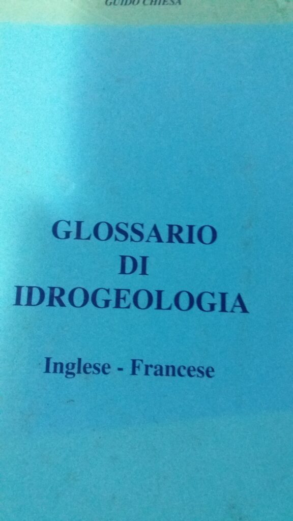 Glossario Geologico - Inhlese / Francese