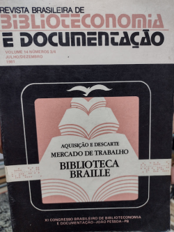Revista Brasileira De Biblioteconomia E Documentacao V.14 3/4