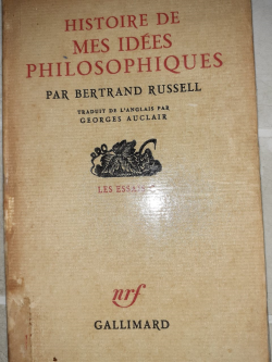 Histoire De Mes Idees Philosophiques