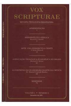 Revista Teologica Brasileira - Vox Scripturae V. 01 N° 02 Set/1991