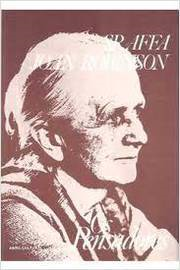 Srafffa Joan Robinson - Producao De Mercadorias Por Meio De Mercadorias / Etc- Os Pensadores