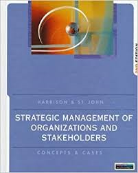 Strategic Management Of Organizations And Stakeholders