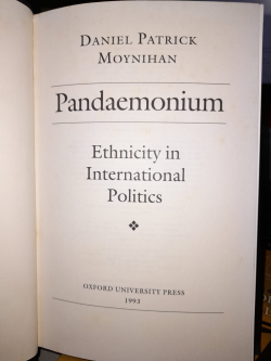 Pandaemonium Ethnicity In International Politics