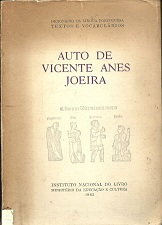 Auto  De Vicente Anes Joeira - Dicionario Da Lingua Portuguesa Textos E Vocabularios