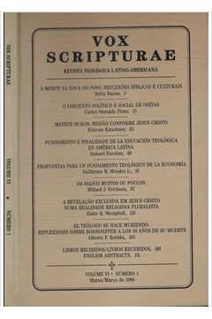 Revista Teologica Latino Americana - Vox Scripturae V. 06 N° 01 Mar/1996