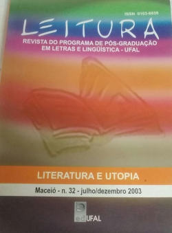 Leitura - Revista Do Programa De Pos-graduacao Em Letras E Linguistica - Ufal - Literatura E Utopia N 32 Julho/dezembro 2003