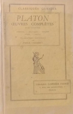 Platon Ceuvres Completes - Tome Cinquieme - Reencadernado