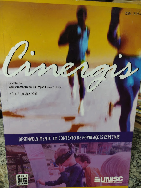Cinergis - Revista Do Departamento De Educacao Fisica E Saude V. 03 Nº 01 Jan/jun 2002