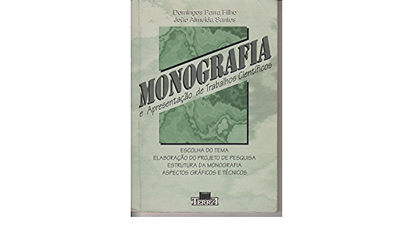 Monografia e apresentacao de trabalhos cientificos