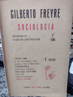 Sociologia - Introducao Ao Estudo Dos Seus Principios - 1º Tomo