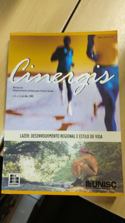 Revista Cinergis V. 03 - N 2 Jul./dez. 2002 - Lazer - Desenvolvimento Regional E Estilo De Vida