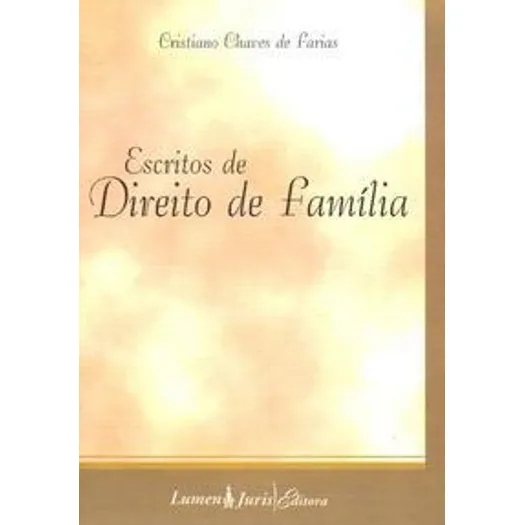 Escritos De Direito De Familia