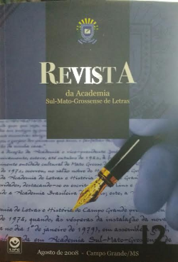 Revista Da Academia Sul Mato Grossense De Letras Nª12 - Agosto De 2008 - Campo Grande/ms