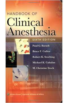 Handbook Of Clinical Anesthesia