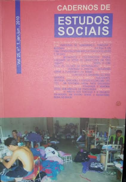 Cadernos De Estudos Sociais Vol. 25 N. 01
