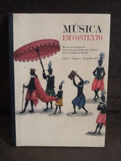 Musica Em Contexto - Ano Iv - V. 1