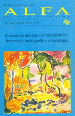 Revista Alfa - Revista De Linguistica V.42 1998