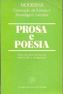 Prosa E Poesia Para Uso Dos Alunos De Portugues E Literatura