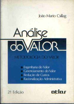 Analise Do Valor - Metodologia Do Valor