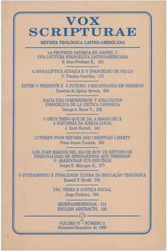 Revista Teologica Latino Americana - Vox Scripturae V. 06 N° 02 SDez/1996