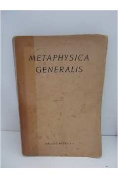 Metaphysica Generalis - Encadernado