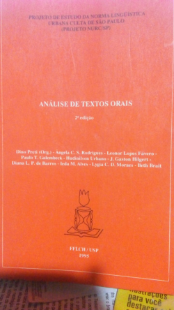 Analise De Texto Orais - Vol.1