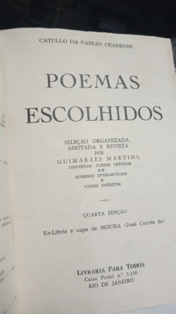 Catullo Da Paixao Cearense Poemas Escolhidos