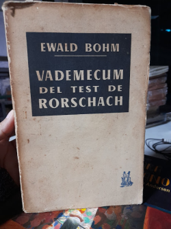 Vademecum Del Test De Rorschach - Tablas Auxiliares Para Su Aplicacion