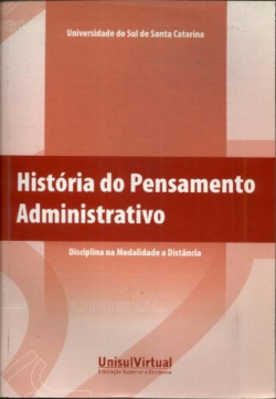 Historia Do Pensamento Administrativo - Disciplina Na Modalidade A Distancia