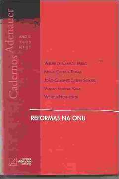 Cadernos Adenauer Nº 01 - Reformas Na Onu