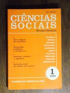 Ciencias Sociais, Revista Trimestral N°1 De 1987
